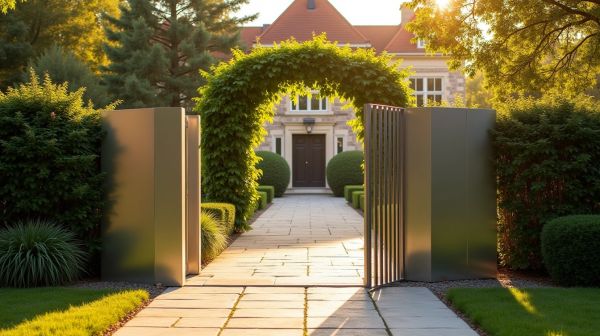 Des portails en aluminium à Caen alliant sécurité et esthétisme